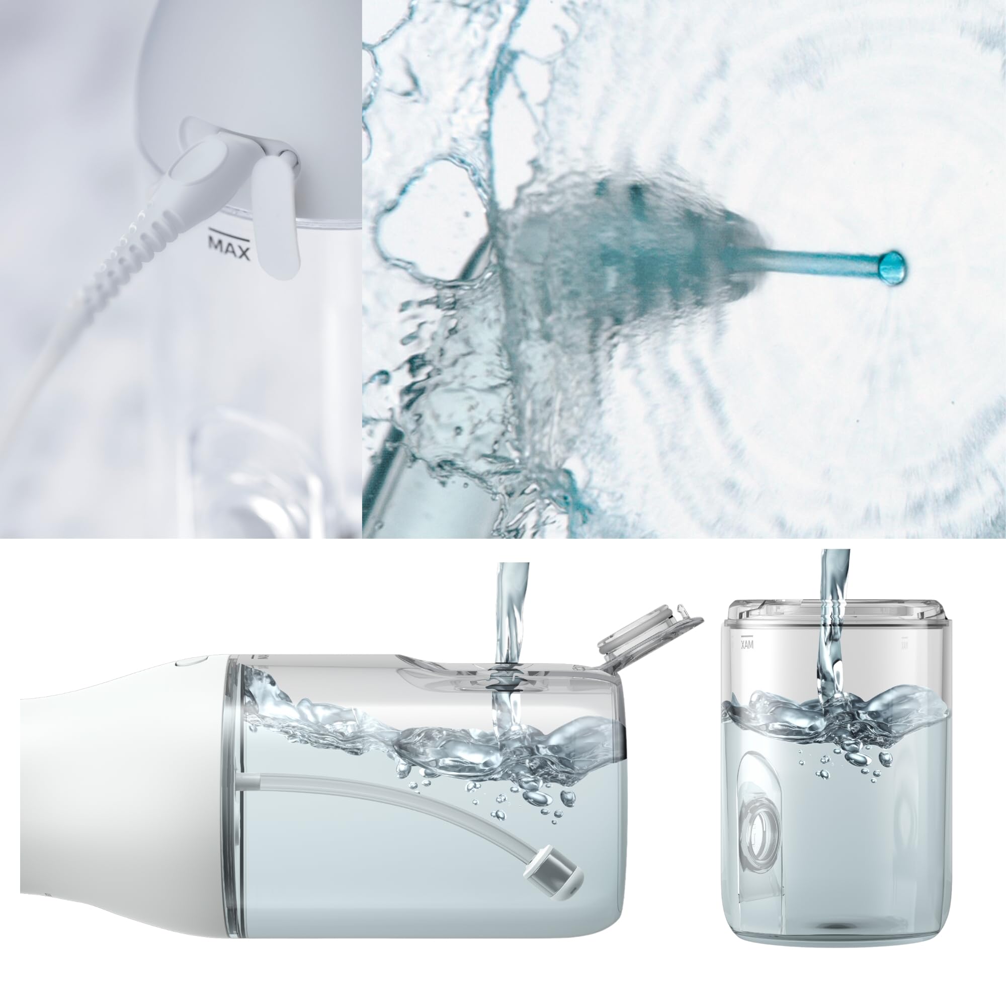 Philips Sonicare depósito de 250 ml abierto para rellenado fácil y uso continuo