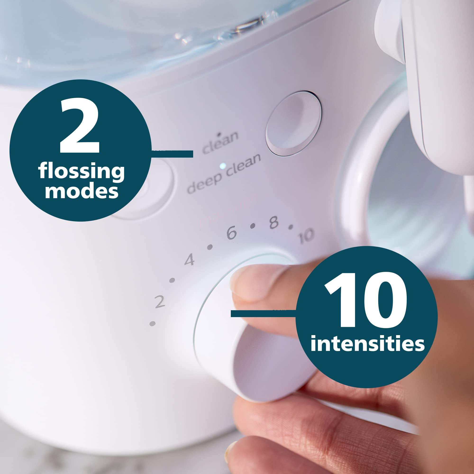 Philips Sonicare depósito 550 ml que reduce la frecuencia de rellenado