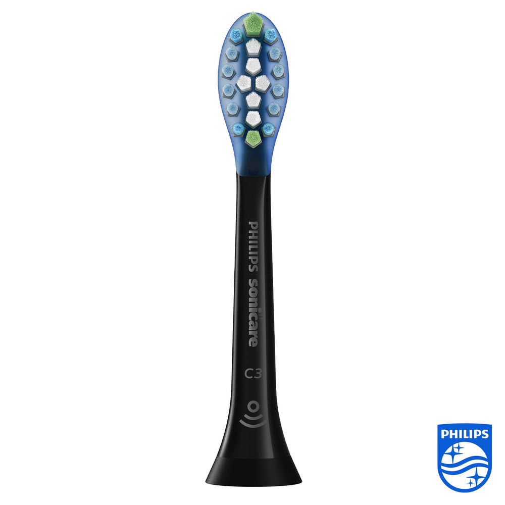 PHILIPS Sonicare detalle de las cerdas y punta de potencia para mejor eliminación de placa