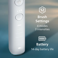 Philips Sonicare cabezales A3 y C3 juntos mostrando opciones para diferentes limpiezas