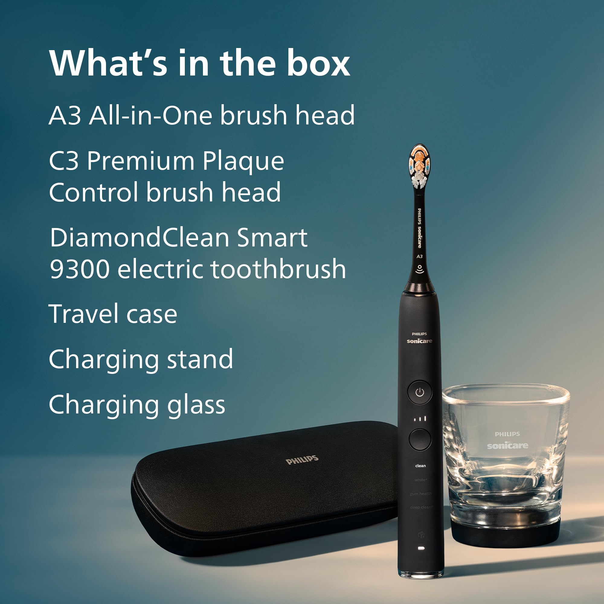 Philips Sonicare colocado en baño mostrando estilo y almacenamiento seguro