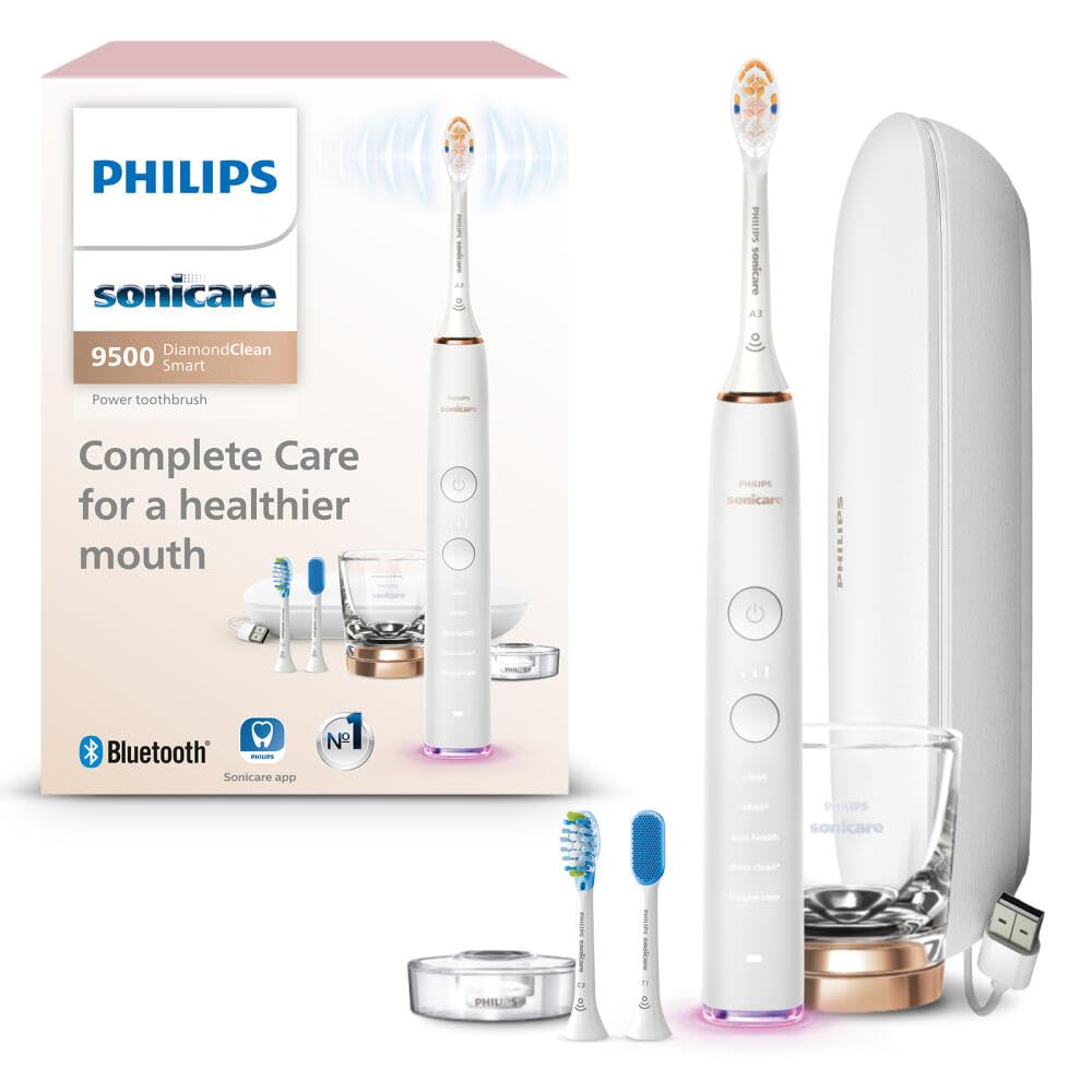 Philips Sonicare DiamondClean frontal mostrando diseño elegante y beneficio estético