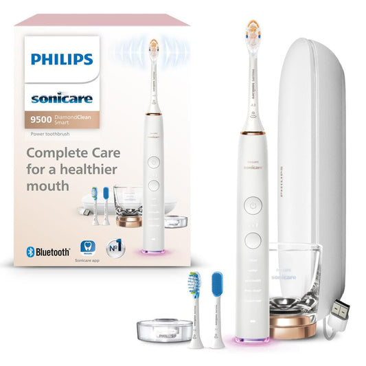 Philips Sonicare DiamondClean frontal mostrando diseño elegante y beneficio estético