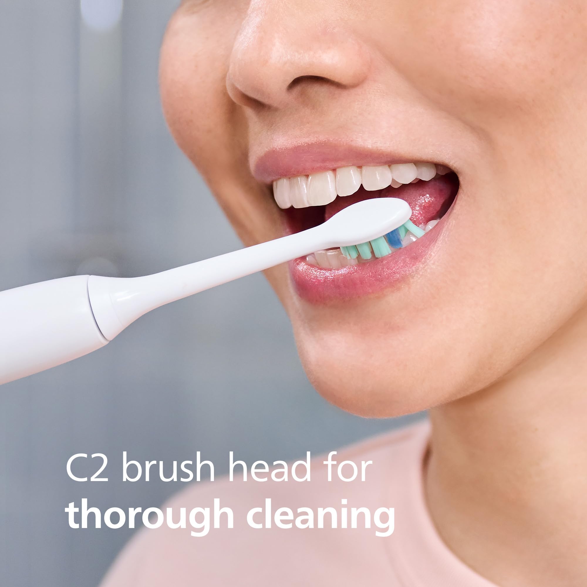 Philips Sonicare empaque de papel reciclable demostrando opción sostenible