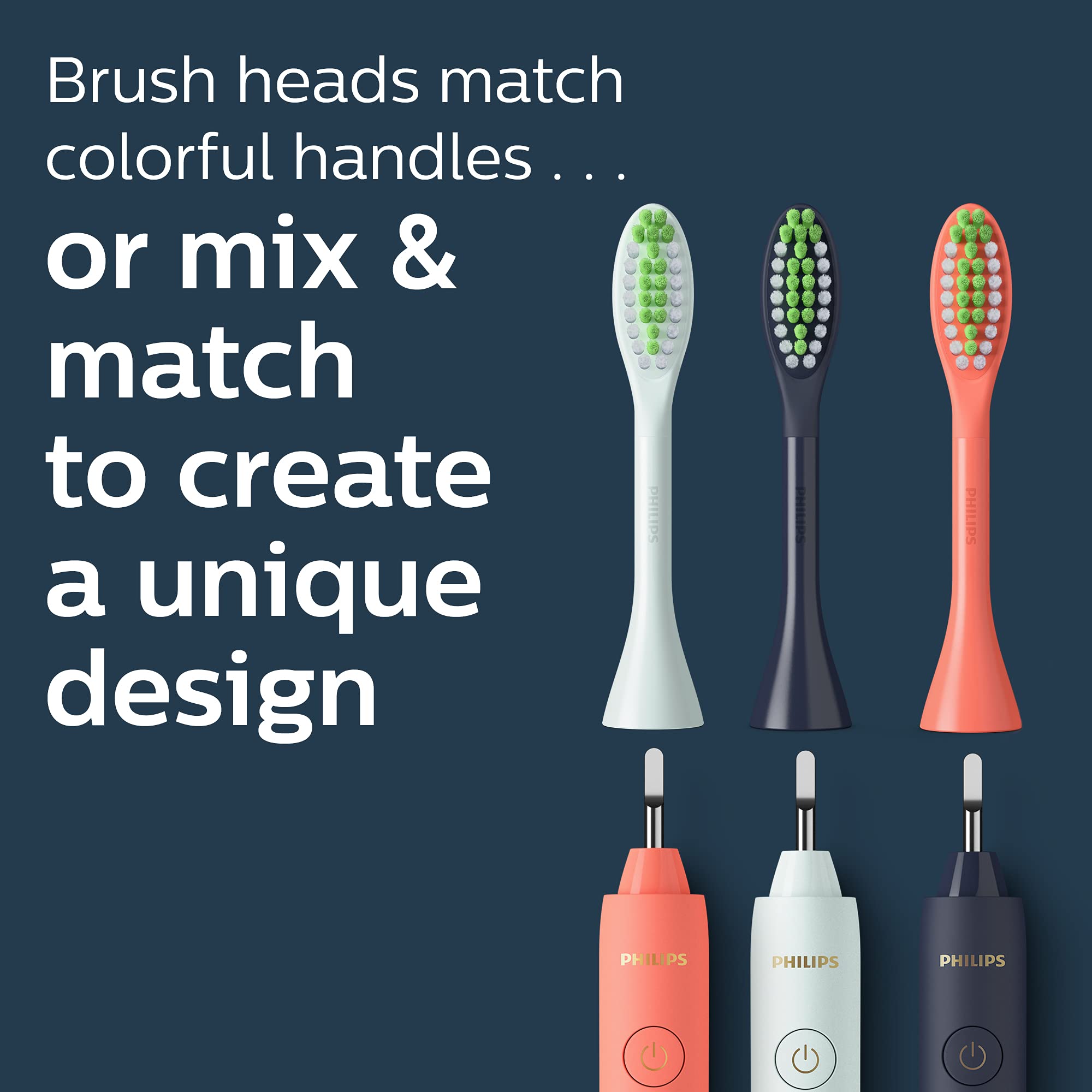 Philips Sonicare en baño moderno, aspecto Midnight Navy elegante y funcional