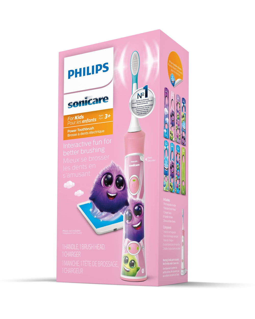 Philips Sonicare comparación de tamaño muestra ajuste para manos pequeñas