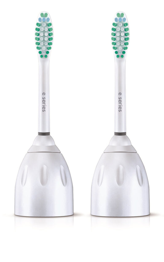 Philips Sonicare pack frontal mostrando dos cabezales originales y beneficio de recambio fiable