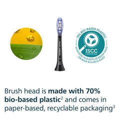 Philips Sonicare cabezal en baño moderno mostrando uso cotidiano