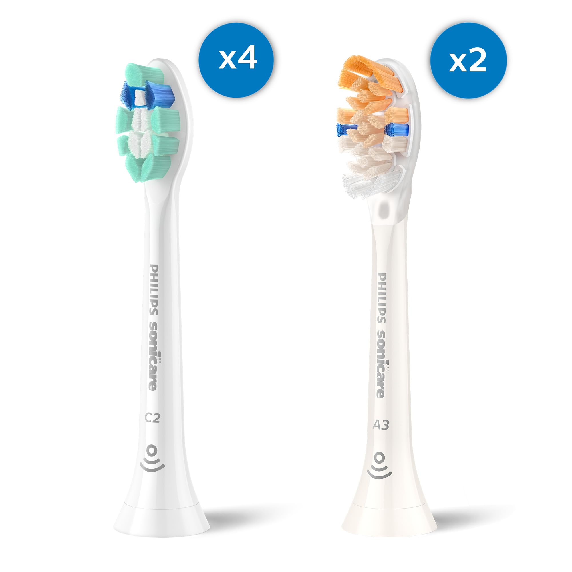 Philips Sonicare etiqueta BrushSync indicando compatibilidad y alertas inteligentes