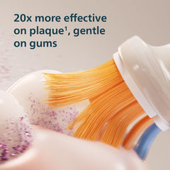 Philips Sonicare mango detalle de botones y texturas para manejo cómodo