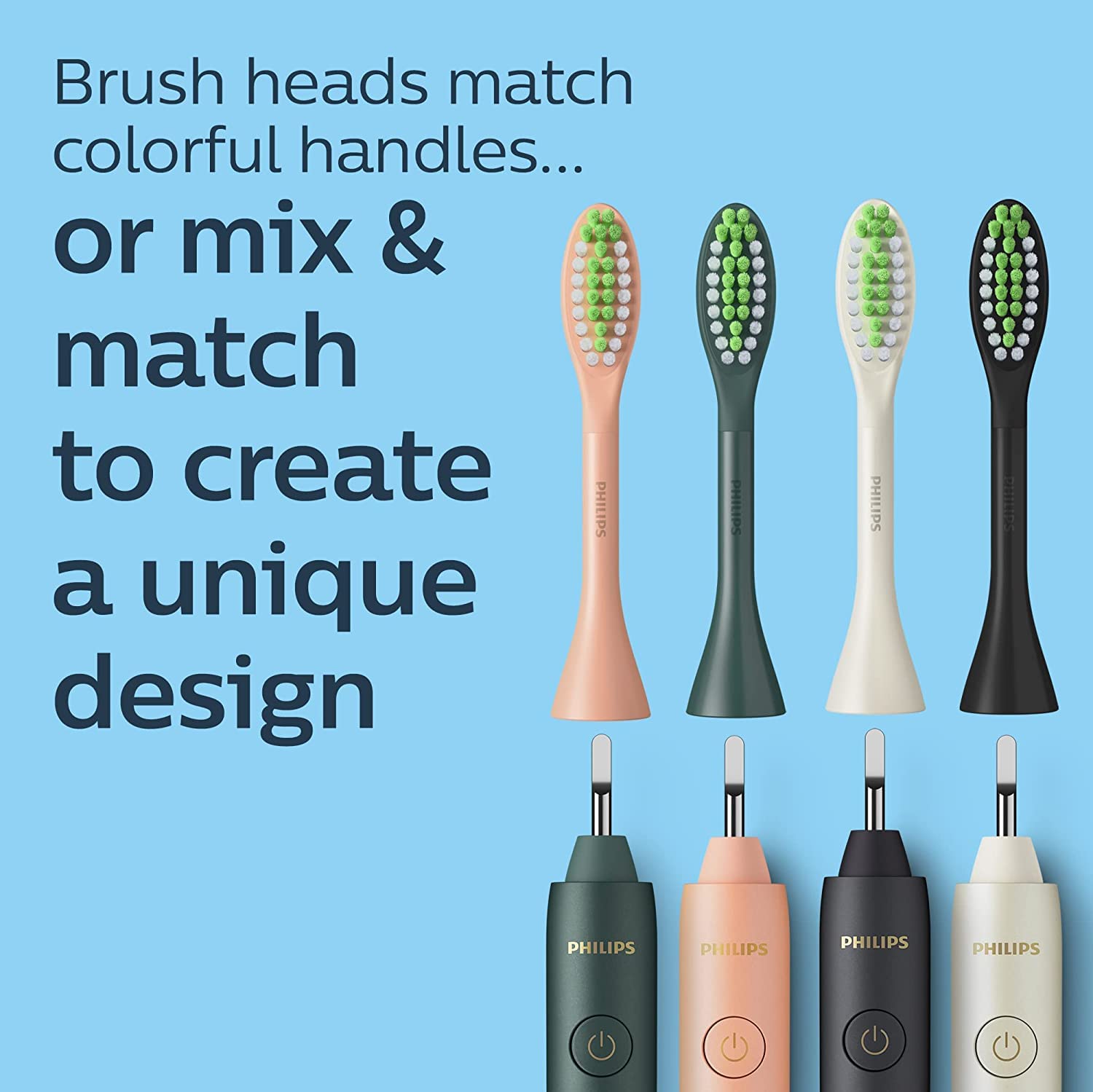 Philips Sonicare comparación de tamaño mostrando portabilidad y ahorro de espacio