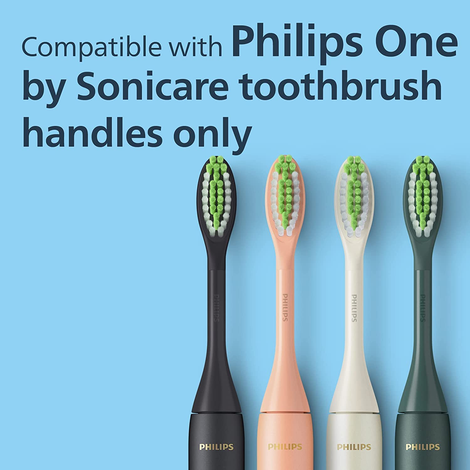 Philips Sonicare primer plano de cerdas cónicas que pulen con precisión