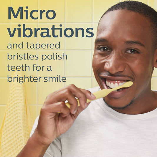 Philips Sonicare detalle de cerdas cónicas que pulen dientes eficazmente