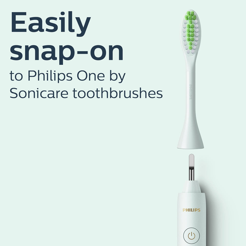 Philips Sonicare One textura de las cerdas en primer plano que resalta su acción de pulido