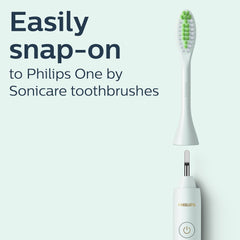 Philips Sonicare One textura de las cerdas en primer plano que resalta su acción de pulido