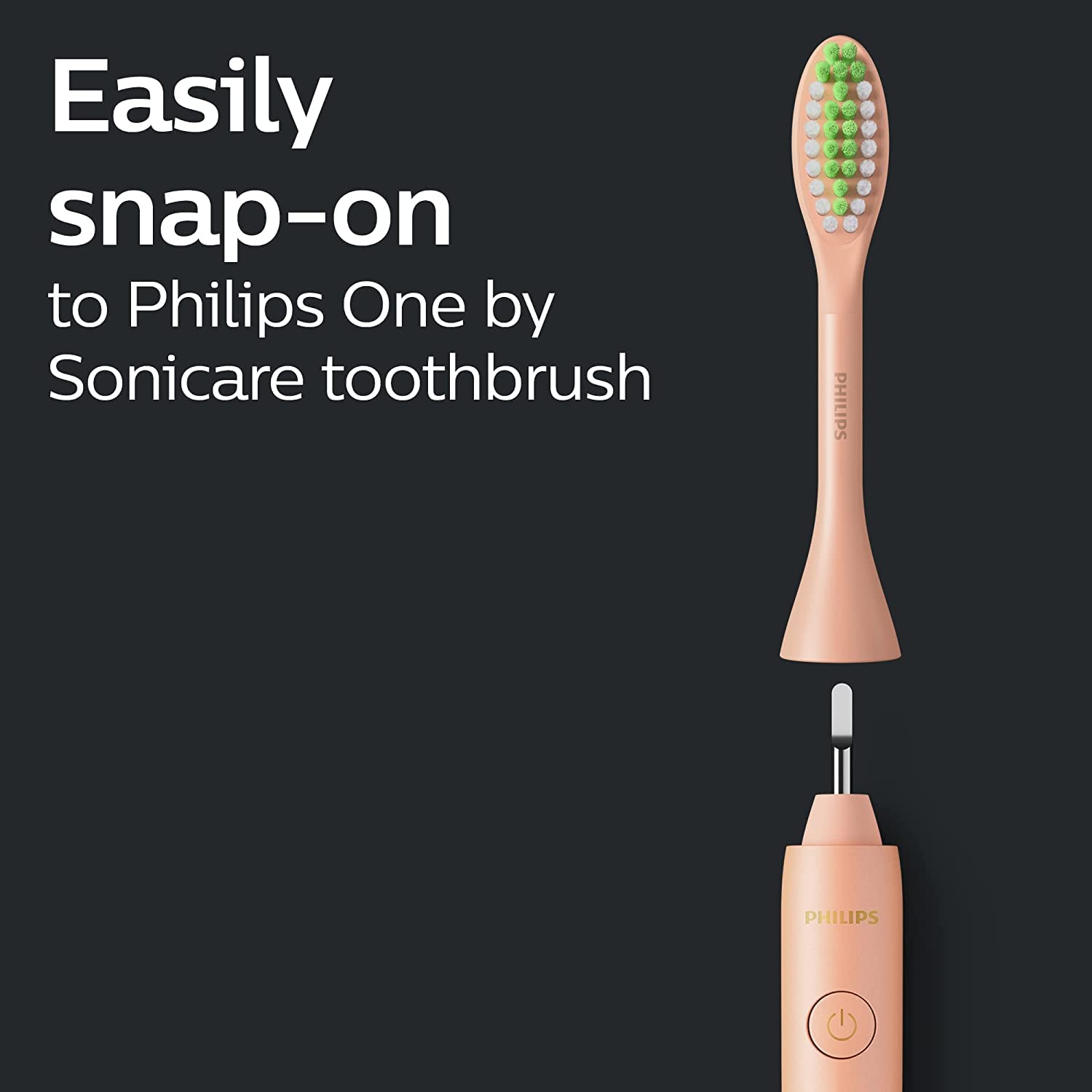 Philips Sonicare vista macro de la textura de cerdas para pulido uniforme