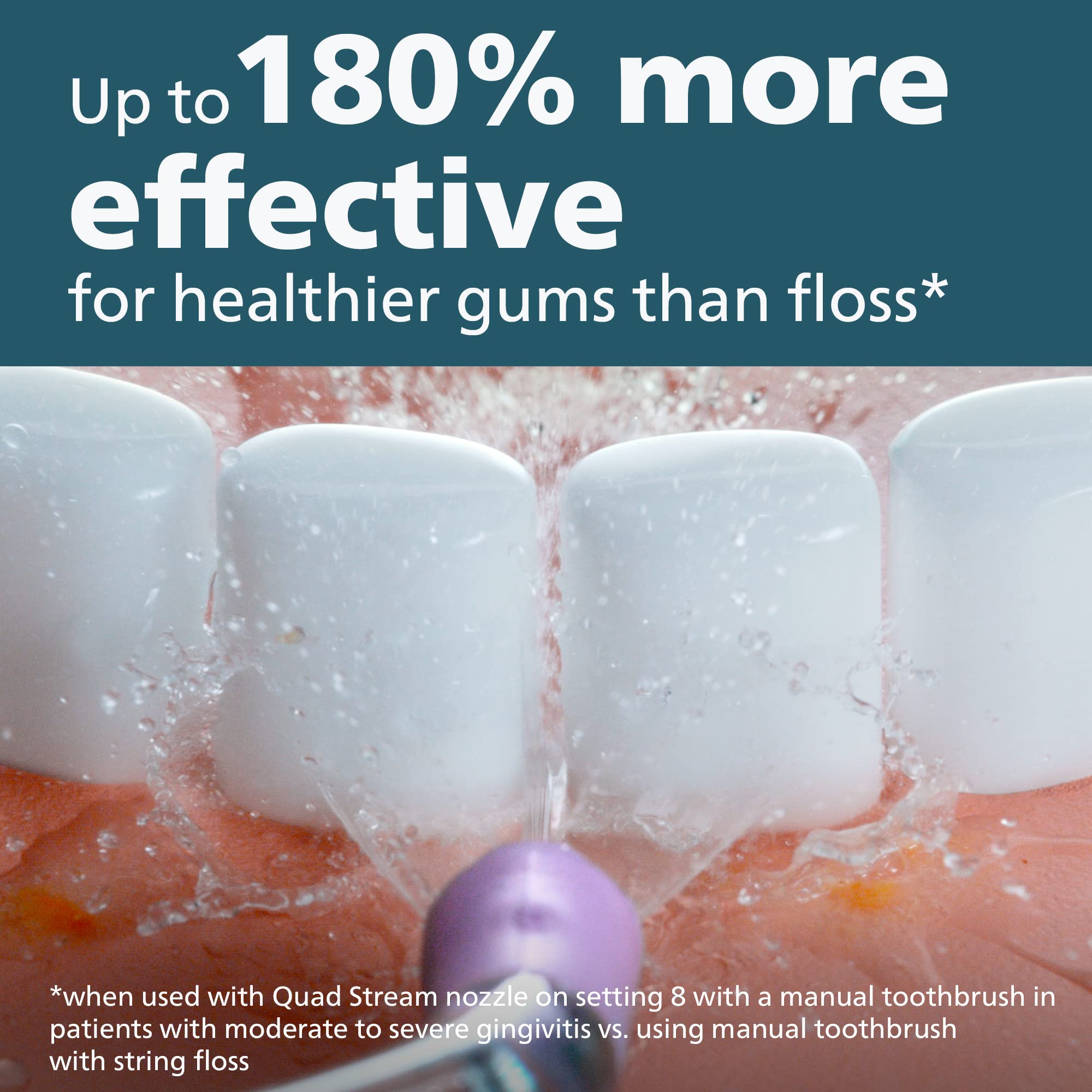 Philips Sonicare boquilla giratoria 360° para alcanzar zonas posteriores