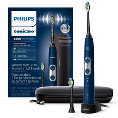 Philips Sonicare cepillo frontal mostrando diseño elegante y beneficio limpieza efectiva
