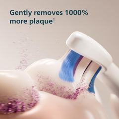 Philips Sonicare primer plano de cerdas ultrafinas para limpieza suave y efectiva