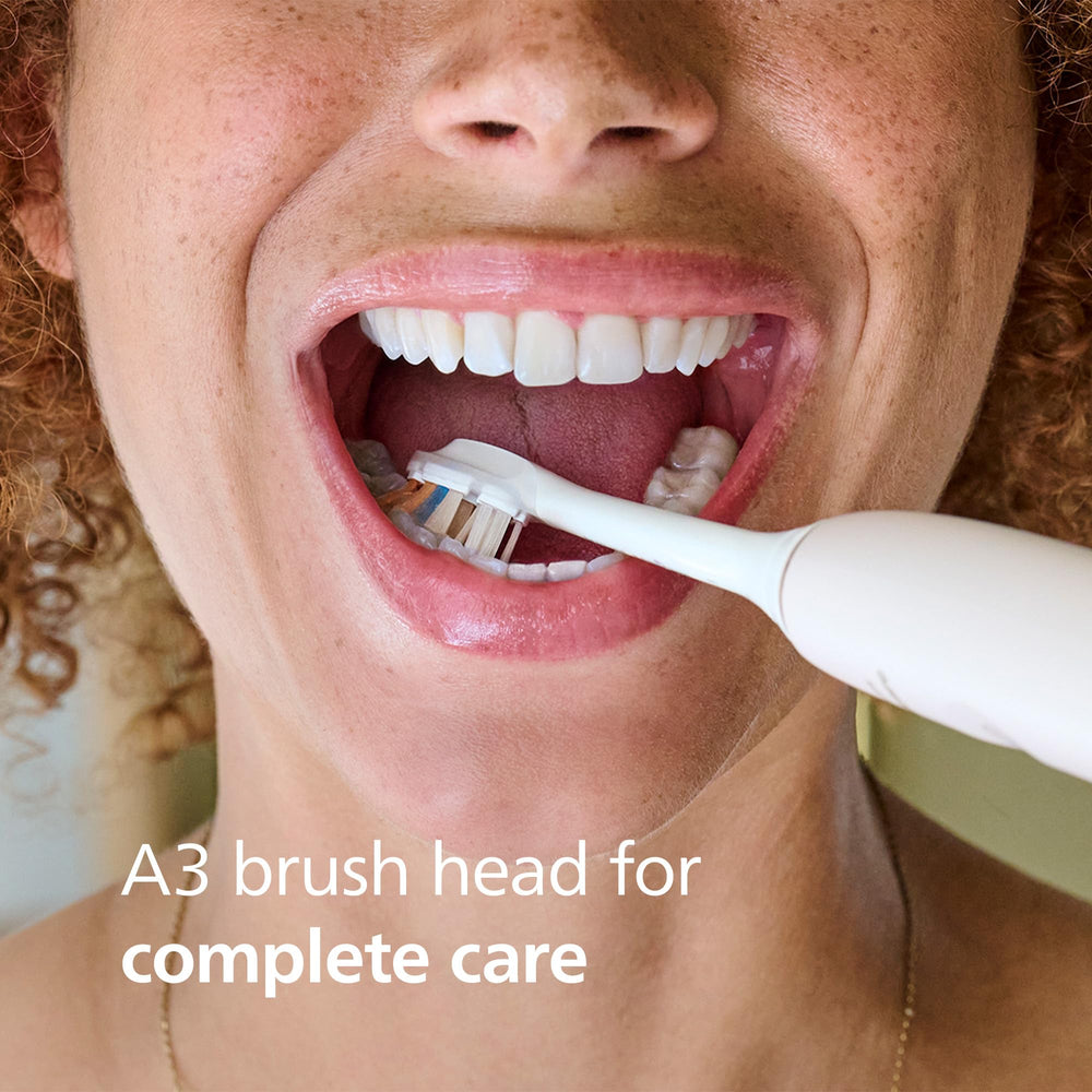 Philips Sonicare textura de cerdas triangulares para limpieza más completa