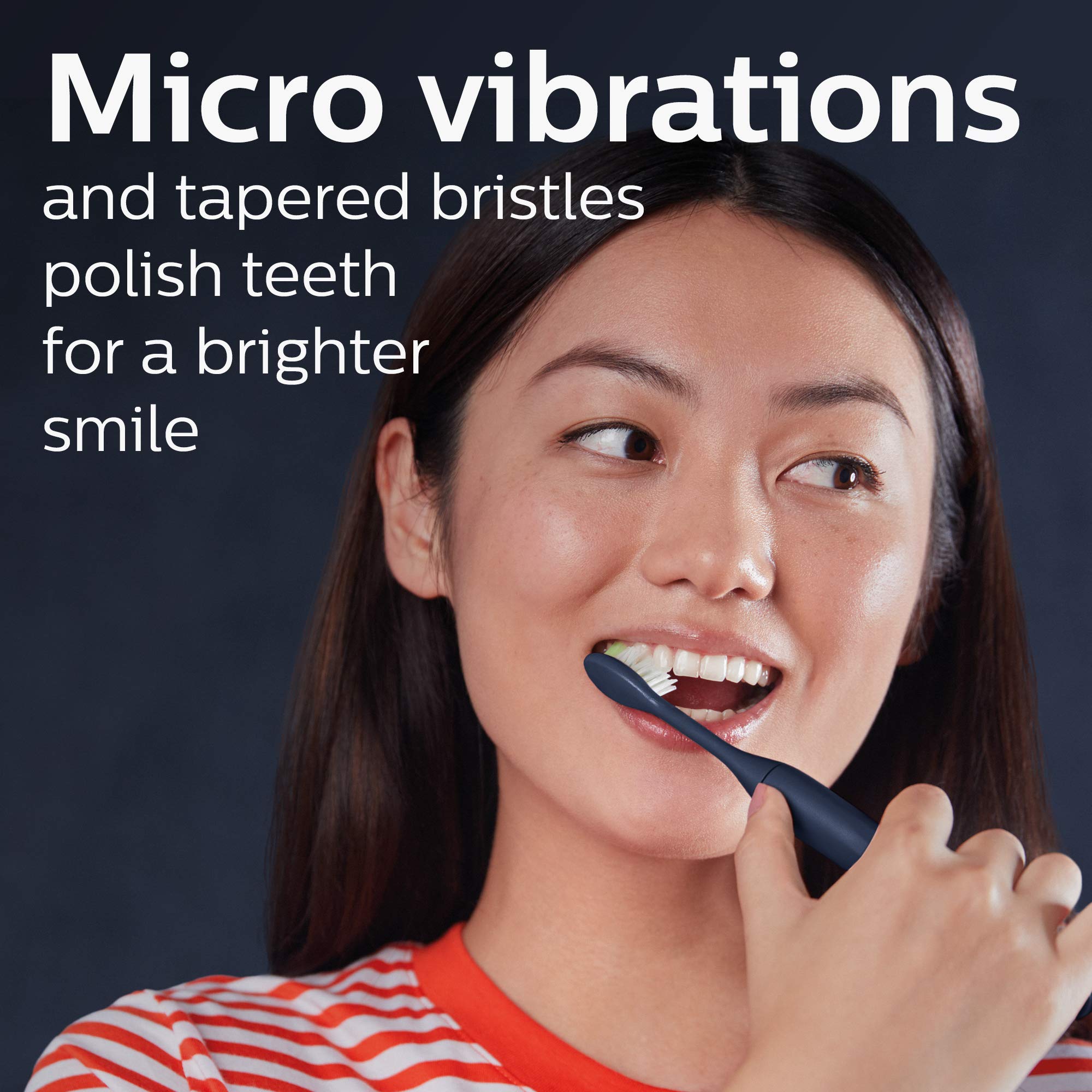 Philips Sonicare cabezal acoplado en mango Philips One, facilita cambios rápidos