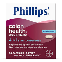 Phillips' bote frontal del producto mostrando la marca y beneficio digestivo