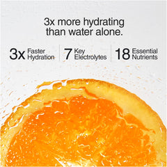 Phizz tableta disolviéndose en un vaso ofreciendo rehidratación inmediata