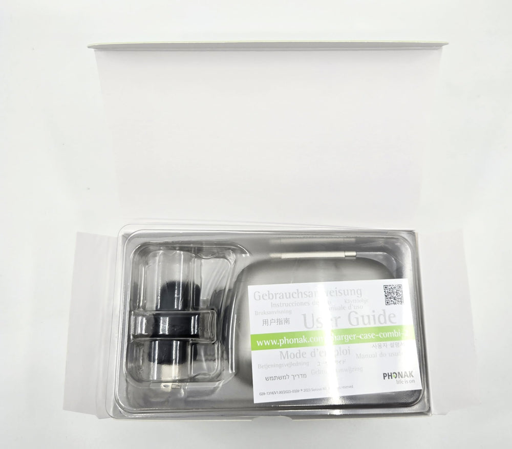 Phonak Combi 2 luces indicadoras mostrando estado y facilidad de uso