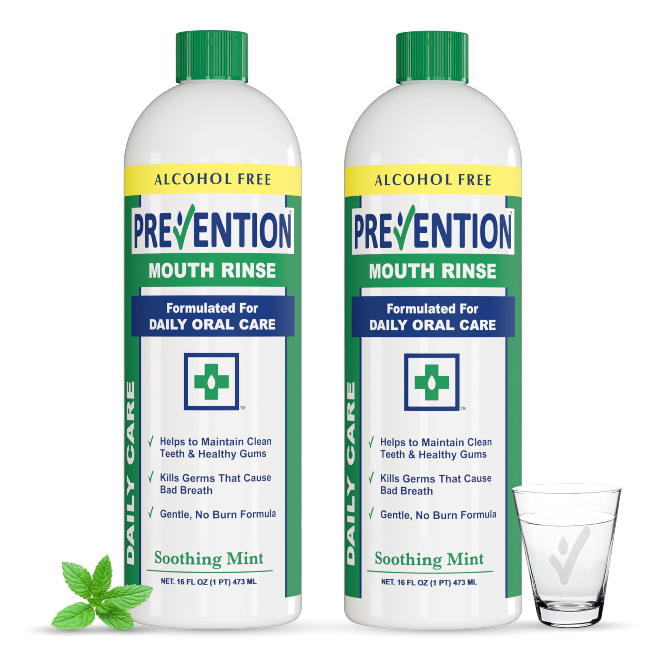 PHS Brands frente del envase mostrando el envase de 16 oz y beneficio de frescura