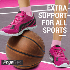 PhysFlex etiqueta con materiales y talla ofreciendo durabilidad y cuidado claro
