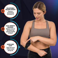 PhysFlex etiqueta y cierre de velcro destacando materiales resistentes y seguro