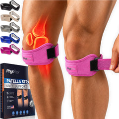 PhysFlex frente del empaque mostrando el par y beneficios de soporte