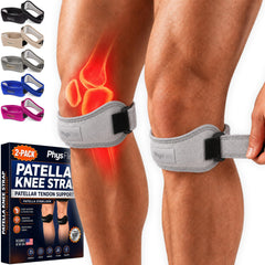 PhysFlex frente del empaque mostrando las dos bandas y beneficios claros