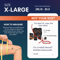 PhysFlex rodillera usada en gimnasio para soporte durante sentadillas