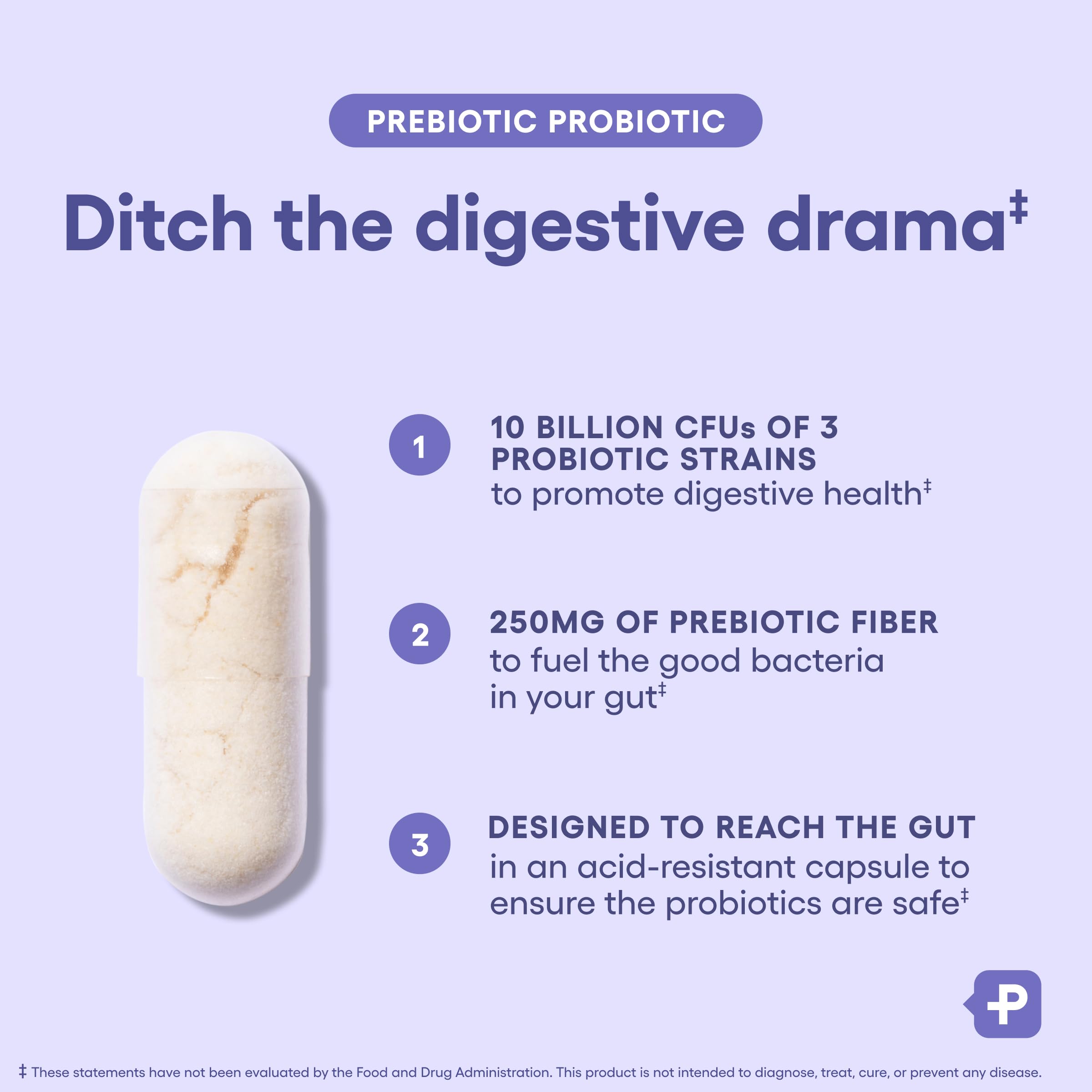 Physician's CHOICE cápsulas en mano que indican dosis fácil de tomar