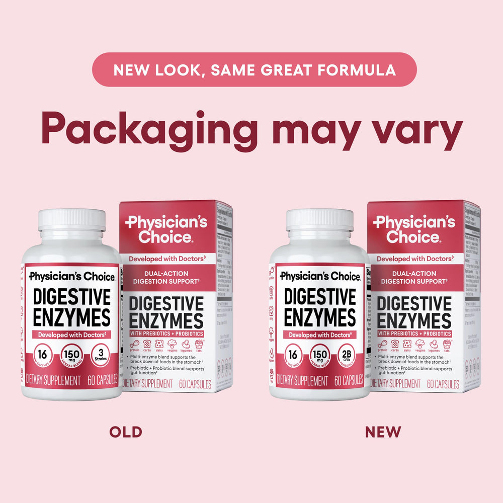 Physician's CHOICE envase lateral con información nutricional para confianza