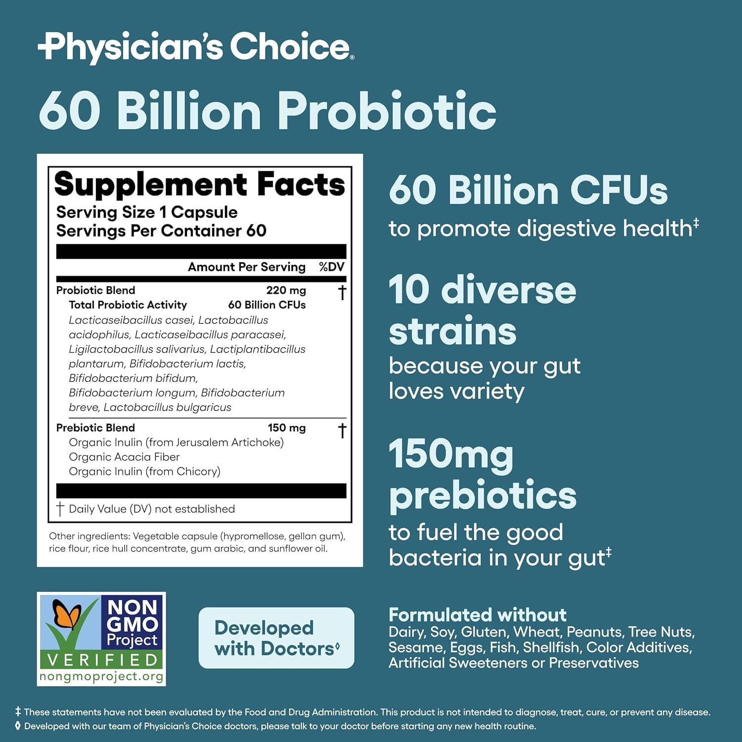 Physician's CHOICE en cocina sobre encimera como parte de rutina diaria saludable