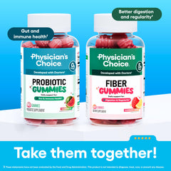 Physician's CHOICE etiqueta nutricional en detalle que muestra CFU y vitamina D