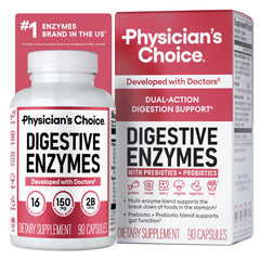 Physician's CHOICE frente del producto mostrando la etiqueta clara y beneficios