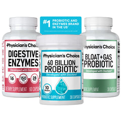 Physician's CHOICE frontal del paquete mostrando el conjunto y beneficios