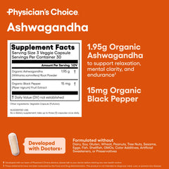 Physician's CHOICE producto junto a rutina matutina para bienestar diario