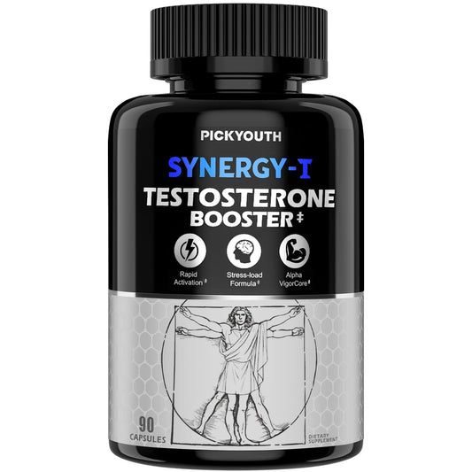 PickYouth Synergy-T vista frontal botella para rendimiento masculino