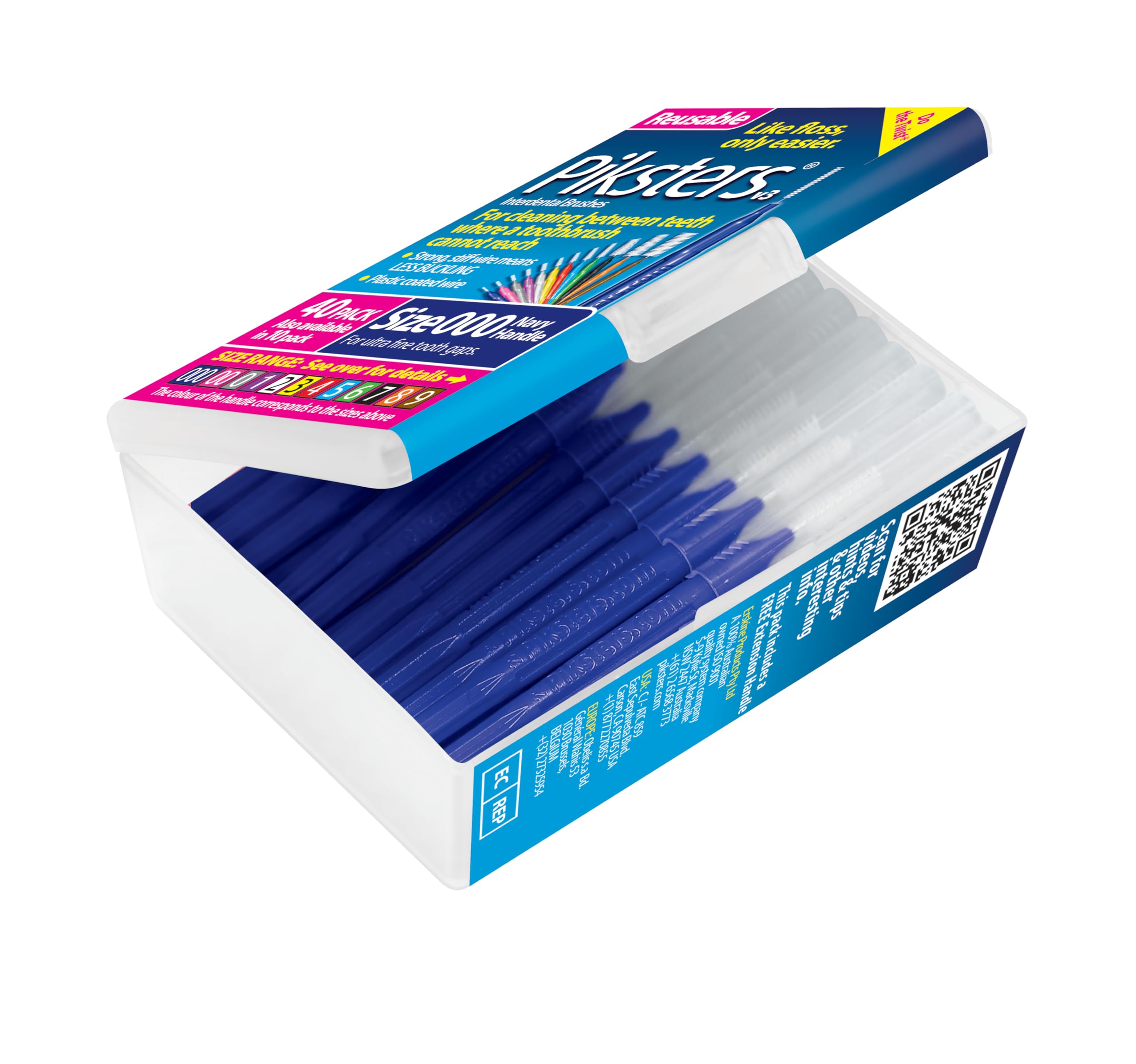 Piksters mango extensible para mejor control y acceso posterior