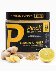 Pinch envase frontal mostrando sello libre de azúcar y beneficios