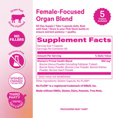 Pink Stork etiqueta nutricional con información clara y transparencia