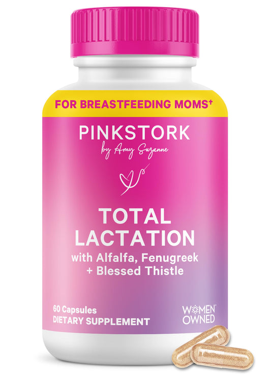 Pink Stork frasco frente mostrando etiqueta clara y confianza