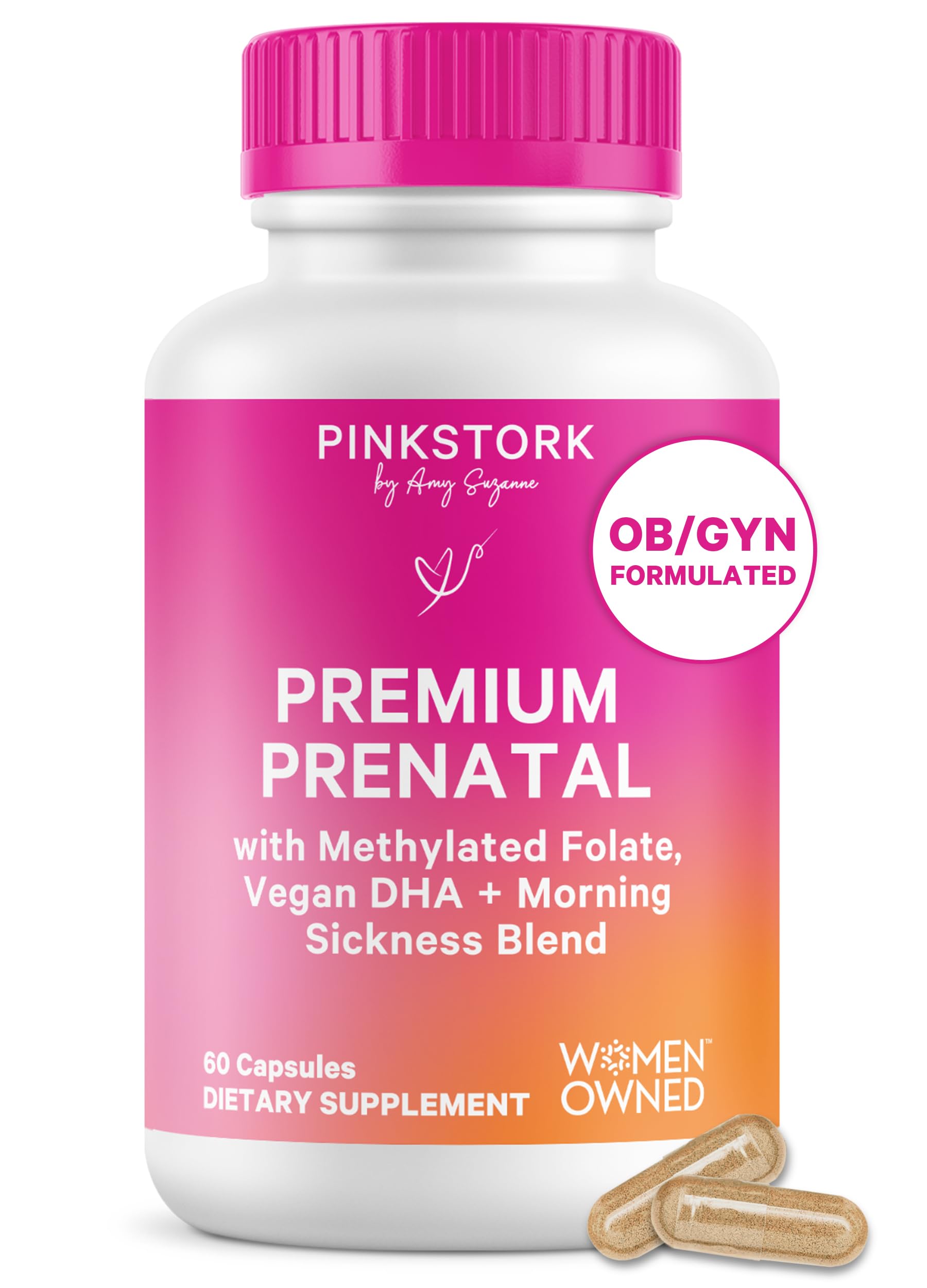 Pink Stork frente del empaque mostrando aporte completo de nutrientes