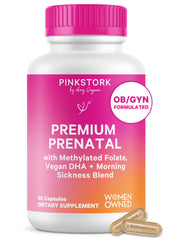 Pink Stork frente del empaque mostrando aporte completo de nutrientes
