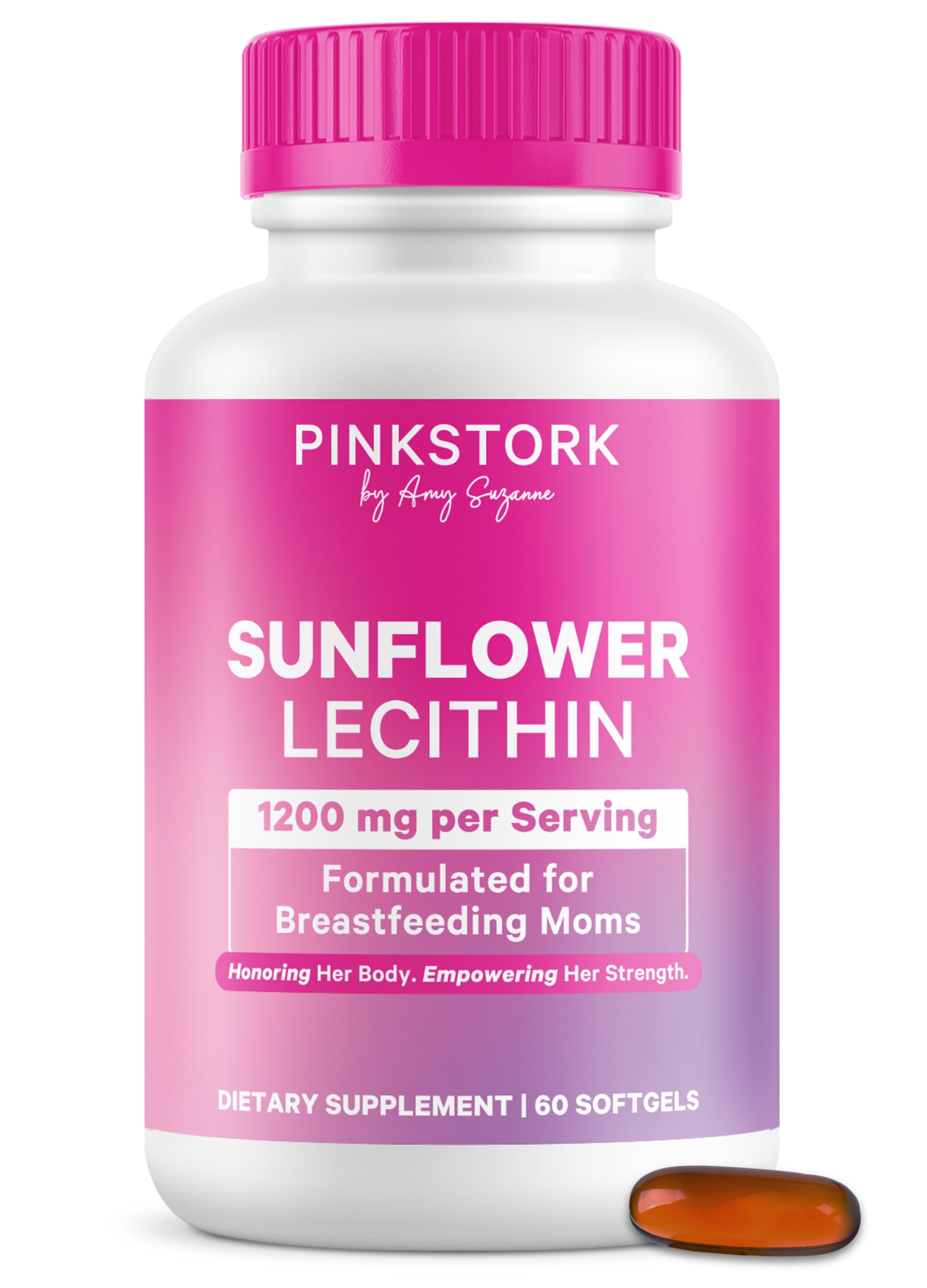 Pink Stork envase frontal lecitina de girasol facilita lactancia