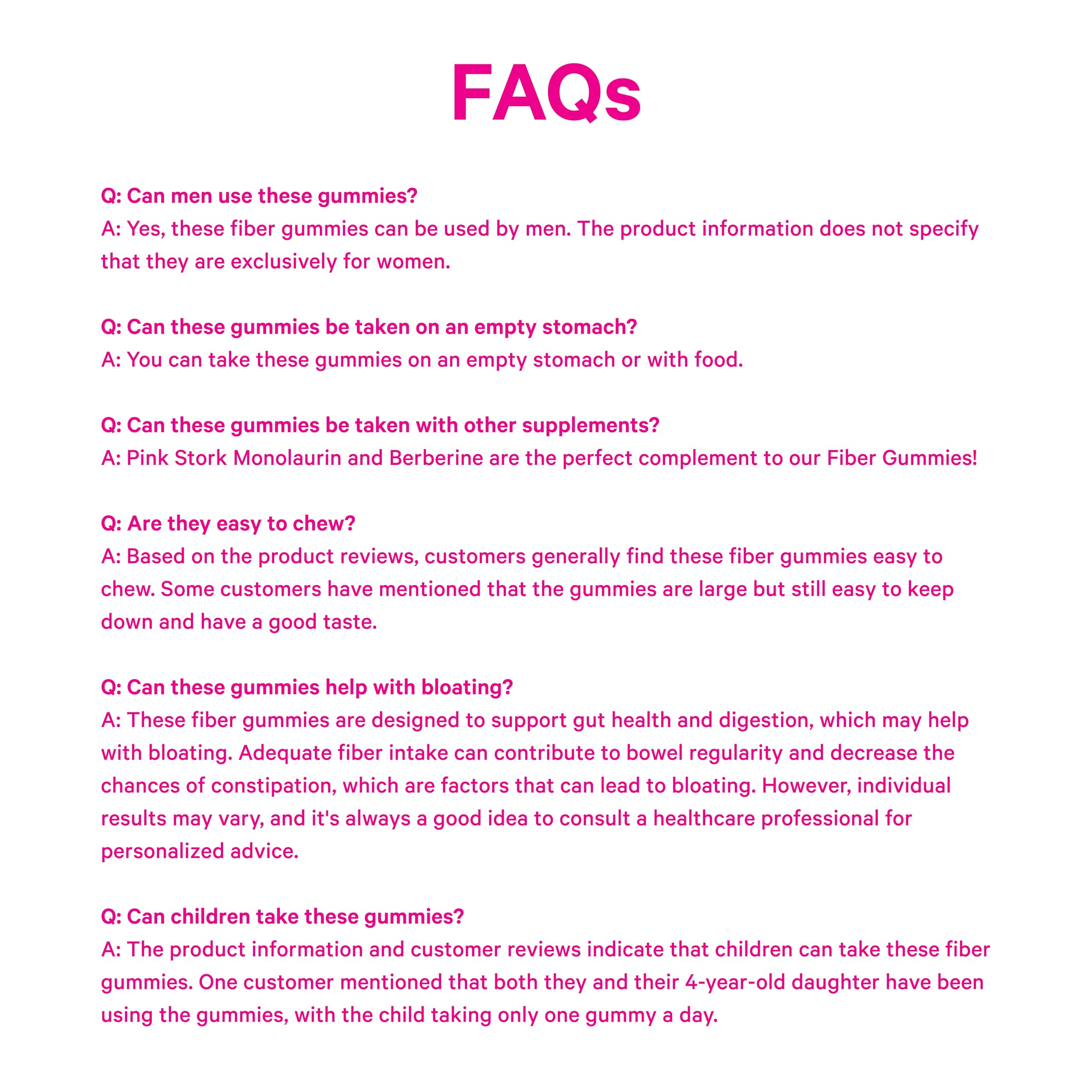 Pink Stork Etiqueta de calidad y pruebas externas para tranquilidad.